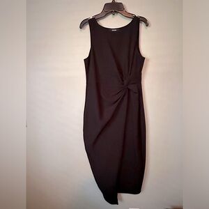 Guess Midi Twist Front Scuba-Crepe Sheath Dress.